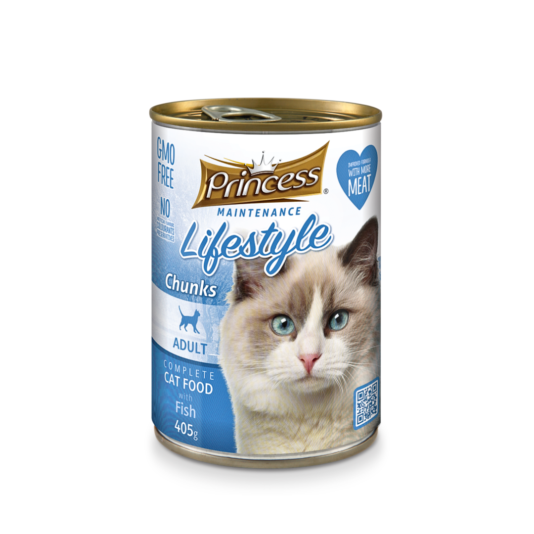 Мокра храна за котки с риба в сос – Princess Lifestyle