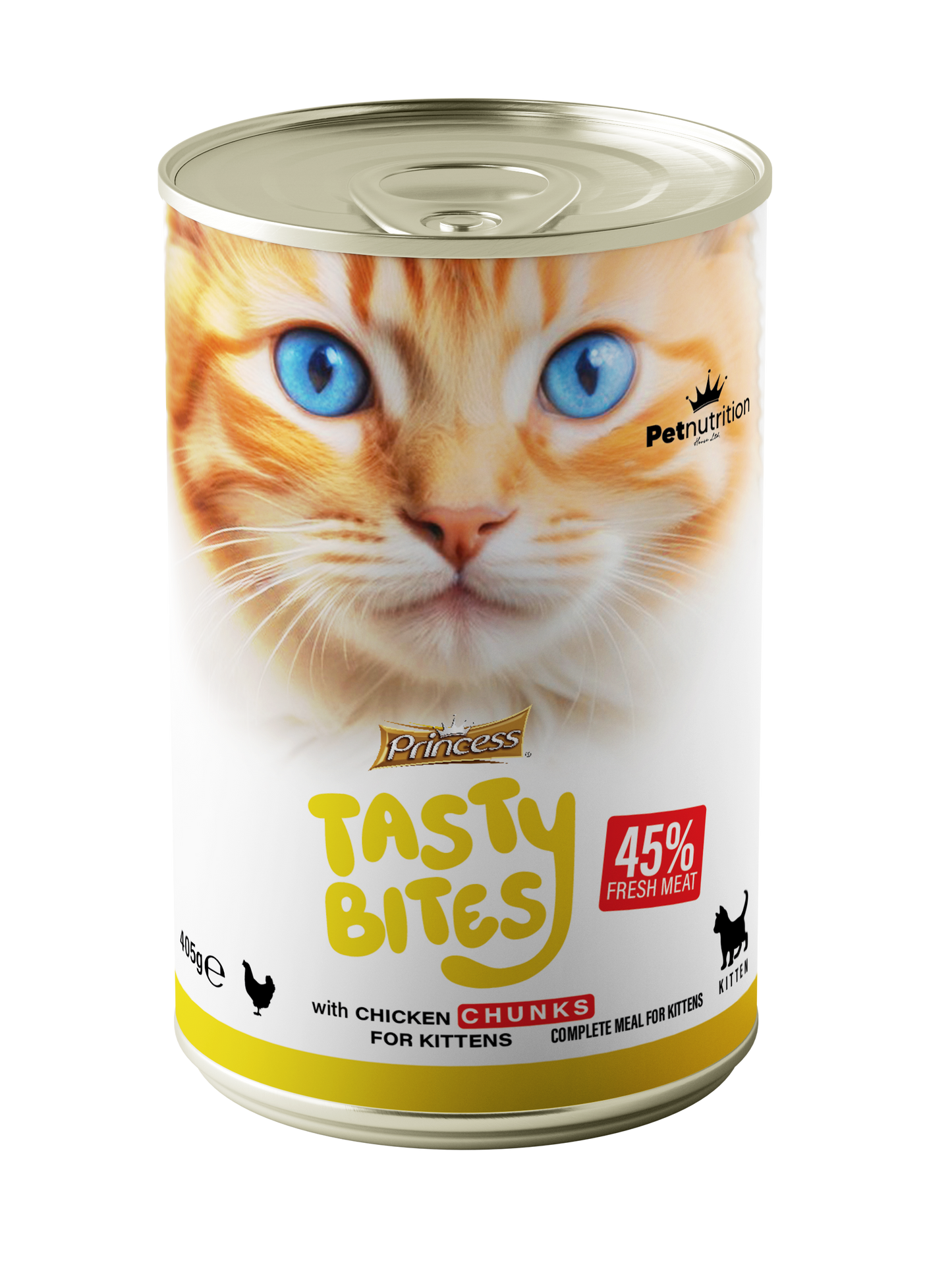 Мокра храна за котенца с пилешко – Princess Tasty Bites