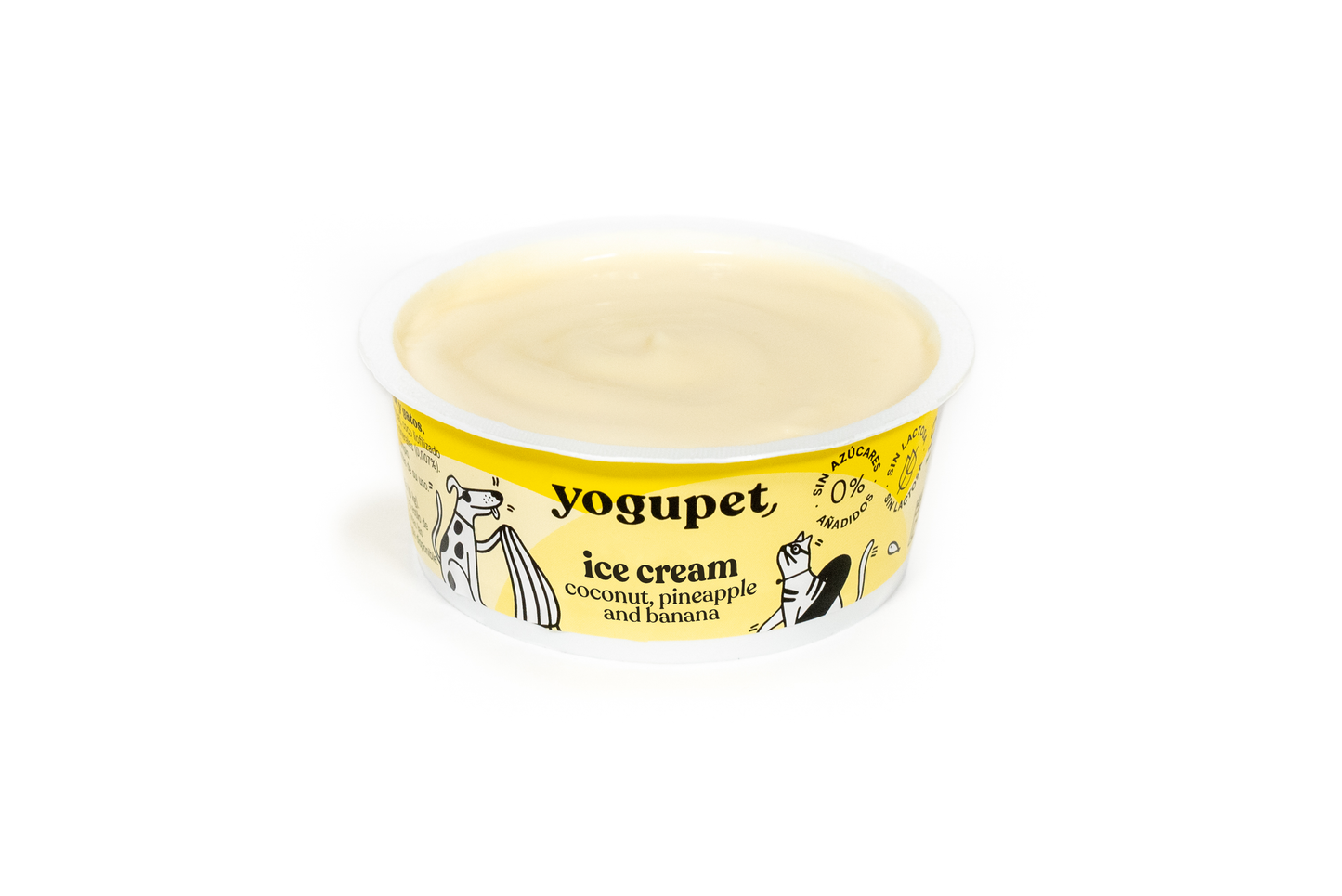 Сладолед за кучета и котки с кокос, ананас и банан Yogupet 110g