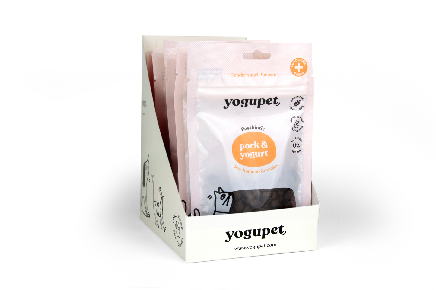 Лакомства за котки със свинско и йогурт Yogupet 50g