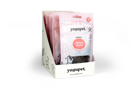 Лакомства за котки със сьомга и кефир Yogupet 50g