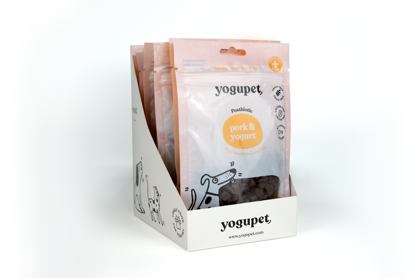 Лакомства за кучета със свинско и йогурт Yogupet 100g