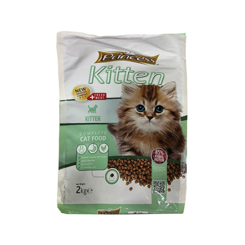 Суха храна за котенца с птиче месо – Princess Kitten 2 кг