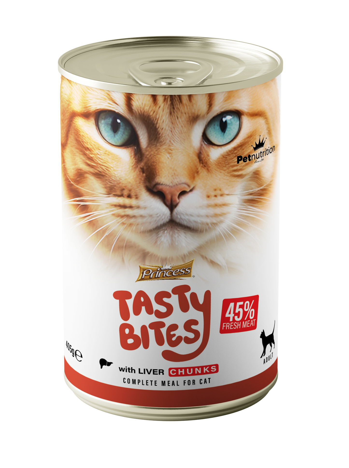 Мокра храна за котки с черен дроб – Princess Tasty Bites