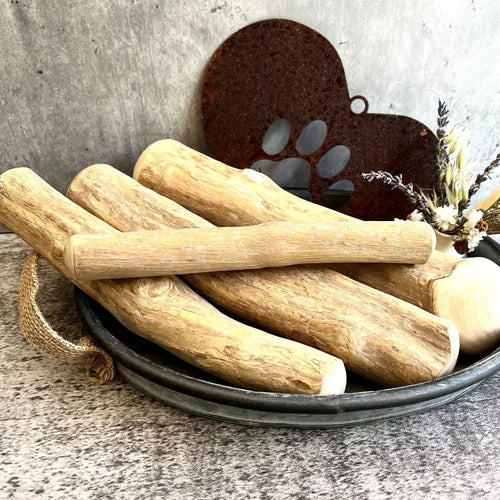 Кост от кафеено дърво за кучета – размер M (бр.)
