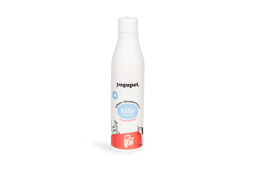 Кефир за кучета и котки с морков и круша Yogupet 200ml